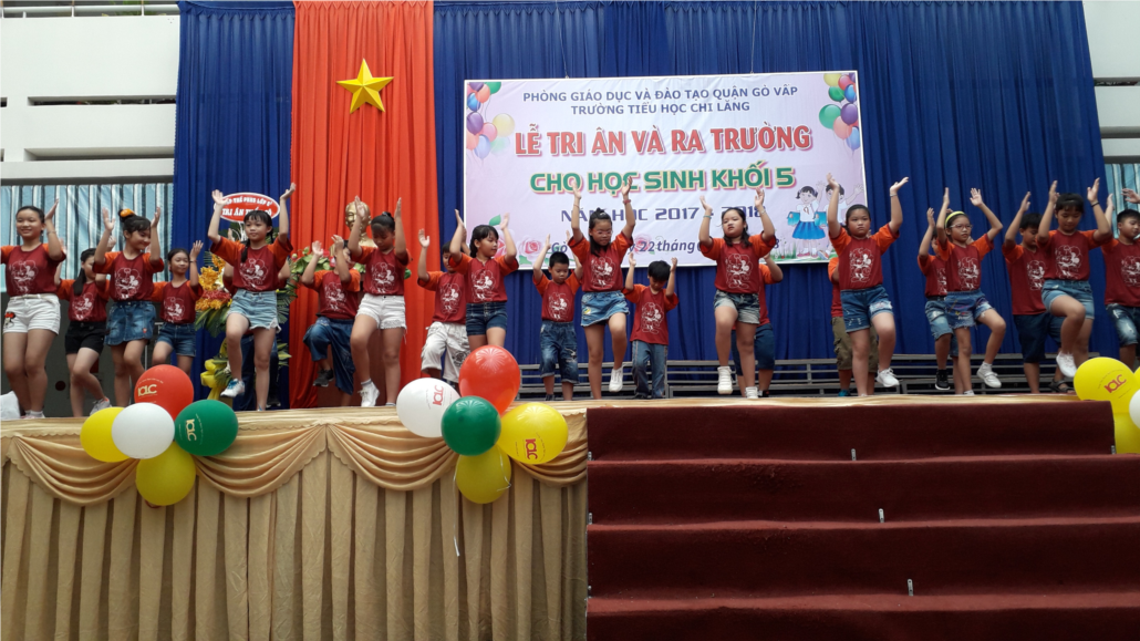 Lễ tri ân và ra trường của học sinh lớp 5 | Tiểu Học Chi Lăng