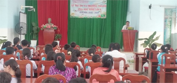 Lễ trưởng thành HS Lớp5